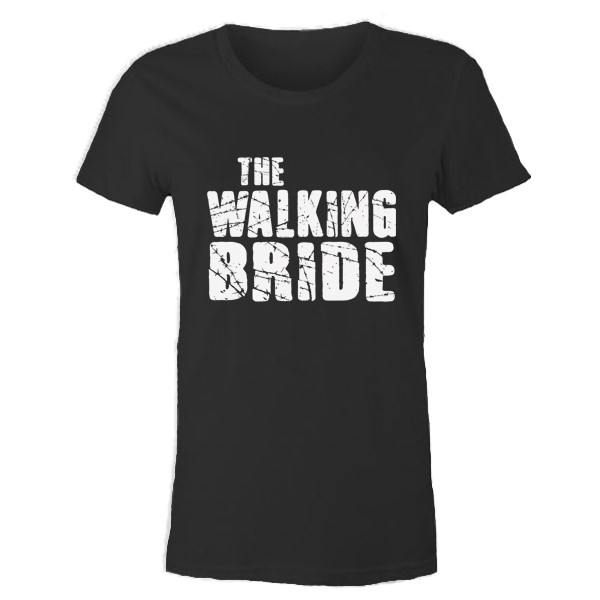 The Walking Bride, gelin tişört, düğün tişört, gelin, bride